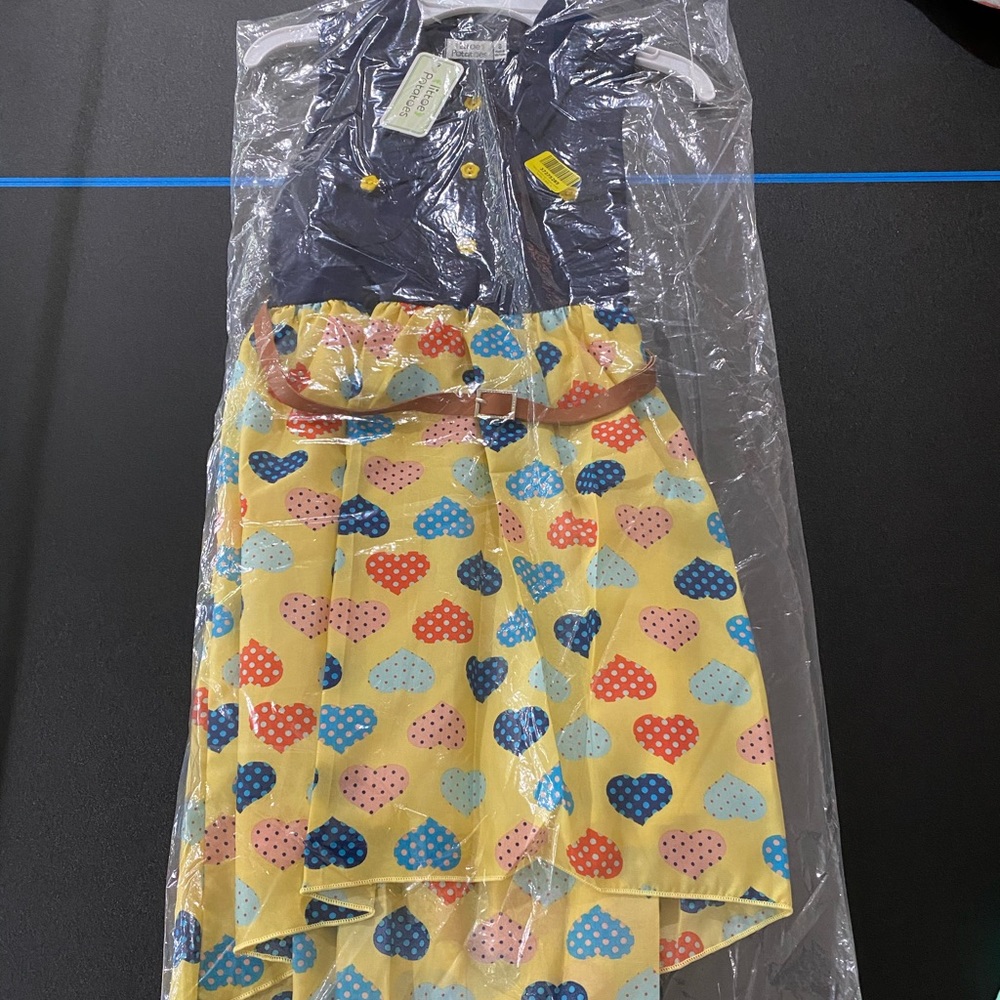 Little Potatoes size 8 high low dress